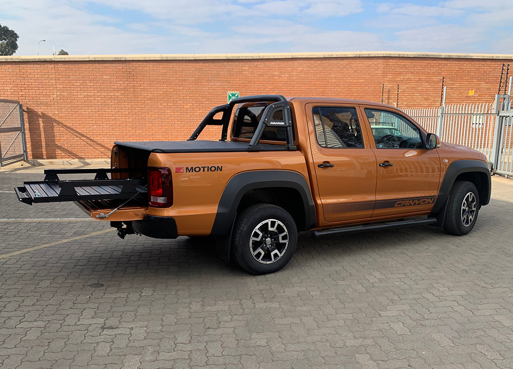 VW Amarok Double Cab Loadslider With Perimeter Rail