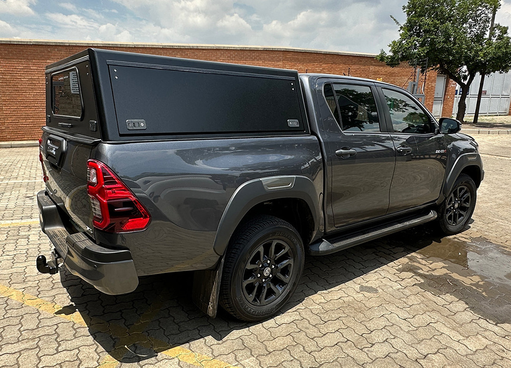 Mid Range Toyota Hilux 2016 onwards Double Cab Hardtop Canopy - GZ Aluminium Canopies