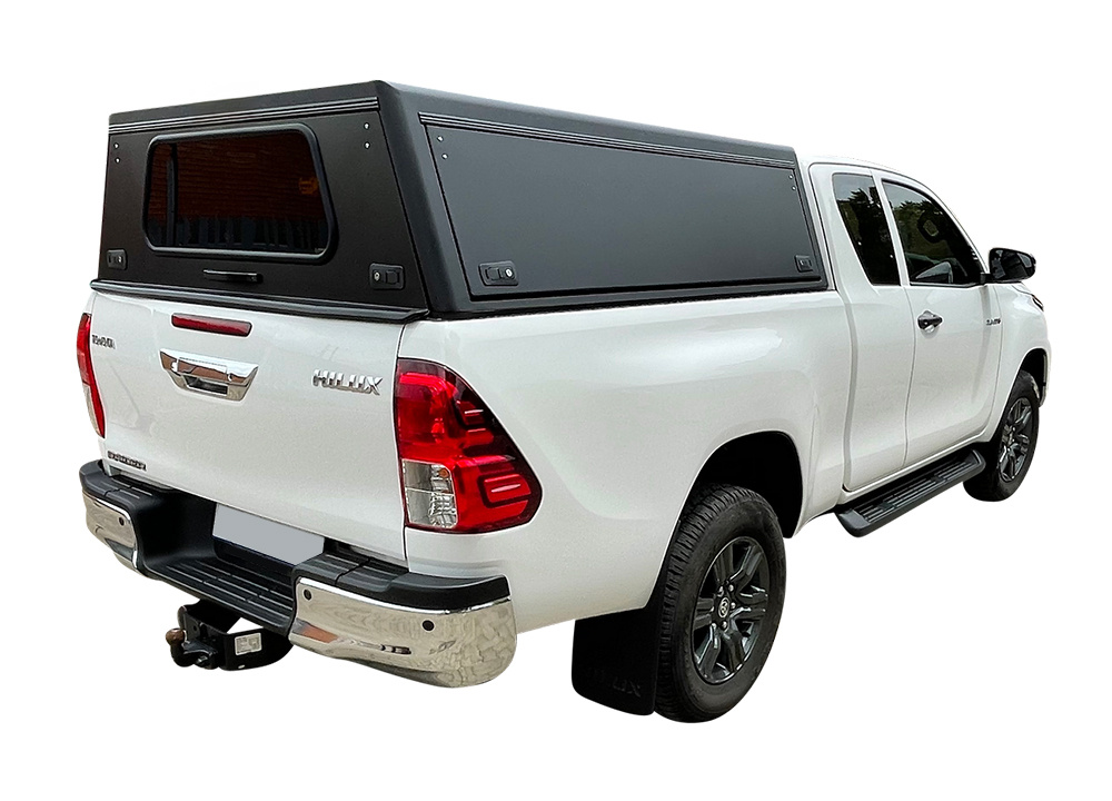 Mid Range Toyota Hilux 2016 Onwards Super/Extended Cab Hardtop Canopy - GZ Aluminium Canopies