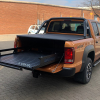 VW Amarok Double Cab Loadslider With Perimeter Rail thumbnail