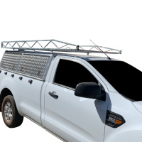 Entry Level Single Cab Hardtop Canopy With Contractors Roof Rack - GZ Aluminium Canopies thumbnail