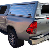 Entry Level Toyota Hilux Invincible Double Cab Hardtop Canopy - GZ Aluminium Canopies thumbnail