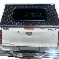 Mid Range Toyota Hilux 2010-2025 Double Cab Hardtop Canopy - GZ Aluminium Canopies thumbnail