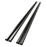 Hardtop Canopy Double Cab Roof Rails, Pair thumbnail
